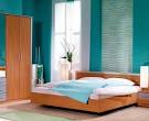 Modern Blue Platform Bedroom Color Decorating Ideas - Home Decor ...