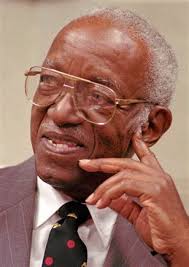 Duke University historian and African-American scholar John Hope Franklin died Wednesday. He was 94. - 090325-john-hope-franklin-v.grid-4x2