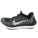 Nike Free 4.0 Flyknit Running Shoes - Women's Size 6 - Black Gray ...
