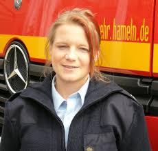 Daniela Zocher (31) ist im Hauptberuf Brandmeisterin bei der ...