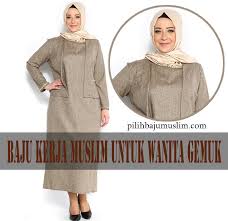 5 Tren Model Baju Kerja Muslim Untuk Wanita Gemuk