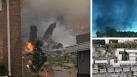 F-18 Crashes into Apartment Building and Explodes (Updating Live)