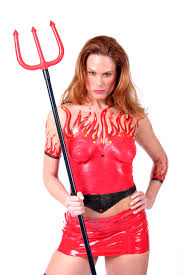 Body Painting Red Devil Version Mens or Women