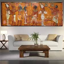 Aliexpress.com : Buy Egyptian Decor Canvas Painting Oil Painting ...