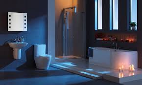 Chrome Wide Spread Shower Head Feature Plush Home Bathrooms ...