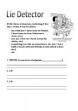 English worksheets: LIE DETECTOR - Ice Breaker - Oral Interaction ...