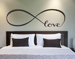 Infinity Symbol Bedroom Wall Decal Forever Bedroom by NewYorkVinyl
