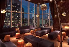 Jimmy Rooftop Bar Interior Design with Ventless Fireplace by NY ...