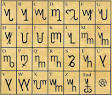 Theban Witches' Alphabet (Magickal Languages) - Occult 100: Book ...