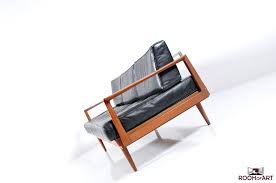 50\u0026#39;s Daybed by Wilhelm Knoll: Room of Art - Wilhelm-Knoll-Antimott-50s-Daybed-teak-and-leather-3