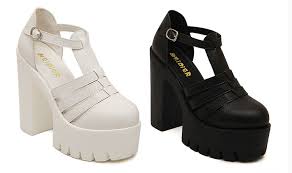 Aliexpress.com : Buy buckle black white sandals summer shoes ...