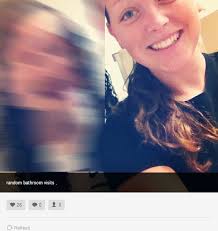 In the above photo uploaded 31 weeks ago of Julia Gilmore and the victim, (photo censored to protect the victim&#39;s identity) we see a very odd caption. - 1
