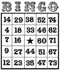Image of bingo games.