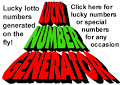 LUCKY NUMBERS lottery numbers