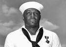 Doris Miller of Waco is shown here just after being presented with the Navy ...