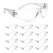 Safety glasses for reciprocating saw