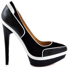 L.A.M.B. Ohio Black White Shoes for Women | Gaafe