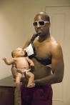 Kanye West lookalike breastfeeds 'baby North West' in spoof photos ...