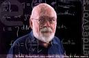 Chemist Bob Parr amid chalkboard representations of chemical concepts that ... - parr