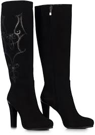 Front Zipper Knee High Boots For Women : sexyshoeswoman.com