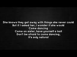 ผลการค้นหารูปภาพสำหรับ lyrics   KINKS, The - Come Dancing