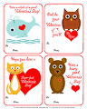 Free Printable Valentine's Day Cards from Kate.