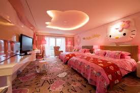 Girls Bedroom Decorating Ideas with Hello Kitty Image - Home ...
