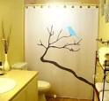 Blue Bird Shower Curtain Tree Bathroom by CustomShowerCurtains