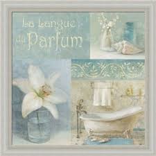 Amazon.com: Parfum I by Danhui Nai Blue Bath Room Bathroom Wall ...