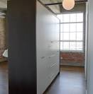 Bedroom: Industrial Walk In Closets With 2 Sided Divider Free ...