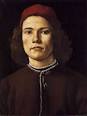 Portrait of a Lady - Jacopo Zucchi Gallery - Portrait Painting Art - t7414-portrait-of-a-young-man-sandro-botticelli
