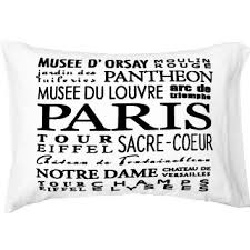 Amazon.com: Paris Pillow Case Eiffel Tower Decor Modern French ...