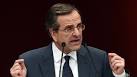 New Democracy party leader Antonis Samaras gave a pre-election speech at the ... - nushi20120507193212700