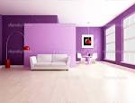 Purple And Lilla Living Room Decoration