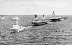 File:Carriers and escorts near Hawaii during RIMPAC 1972.jpg