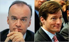 Leonhard Fischer, left, passed over at Credit Suisse in favor of Brady W. ... - 30bank.395