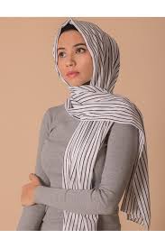 Striped hijab
