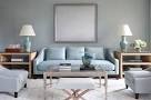 blue gray living room | Remodeling Home Designs