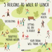 Take a walk during your lunch break