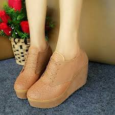 Jual Sepatu Wanita Model Terbaru Wedges Boots Wanita YY12 - Mocca ...