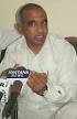 Former Haryana Finance Minister Sampat Singh at a news conference in Hisar ... - hry