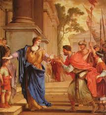 La Hyre, Laurent de la: Cornelia weist die Krone der Ptolemäer ... - 05E0026a