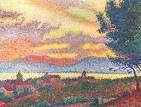 Papieren Vlinders: Pointillisme