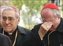 Cardinals Jean Marie Lustiger (left) and Joachim Meissner - _41698812_cry416afp