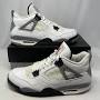 search images/Zapatos/Hombres-Air-Jordan-4-Blanco-Cement-308497103.jpg from www.ebay.com