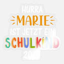 Endlich Schulkind Marie Einschulung Geschenk' Sticker | Spreadshirt
