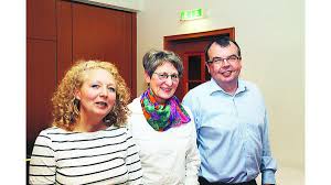 Neuer erster Vorsitzender: Ronald Stock (rechts) mit Schriftführerin Britta Plagmann-Dirks (links) und der 2. Vorsitzenden Sabine Schmitz Bild: Wolfgang ...