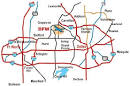 Cowtown Express: Dallas / Fort Worth freight delivery area map