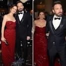 Ben Affleck and Jennifer Garner at the Golden Globes 2013