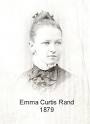 Emma Curtis Rand, born 22 Oct 1860 Newton Center MA, - Emma1879txtsm